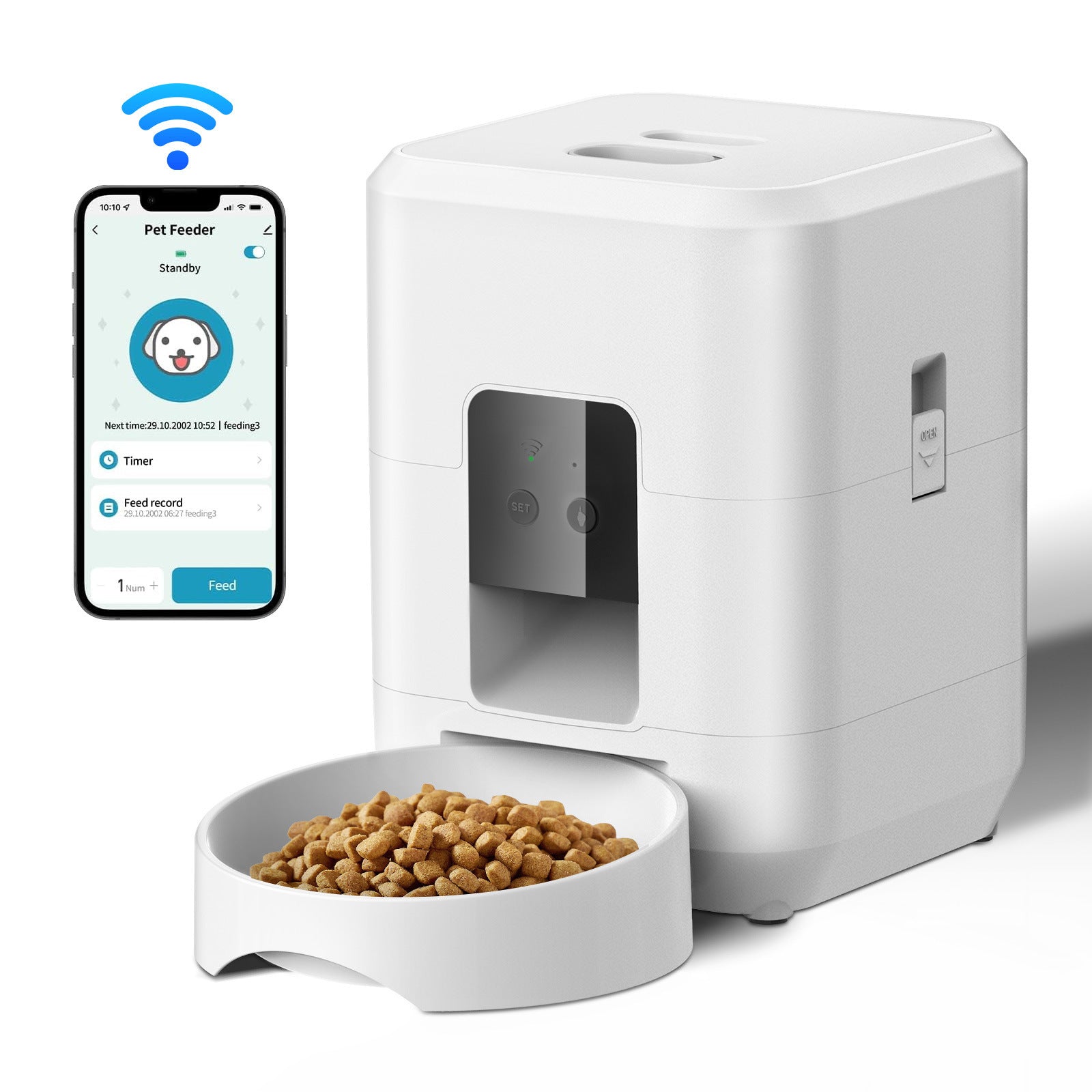Smart Scheduled Auto Pet Feeder