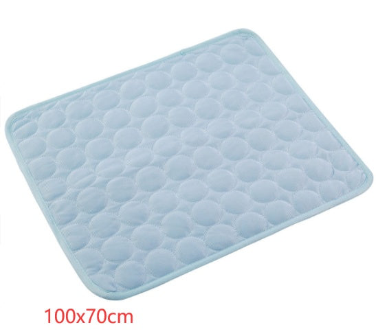 Summer Chill Pet Pad: Ice Silk Cooling Nest