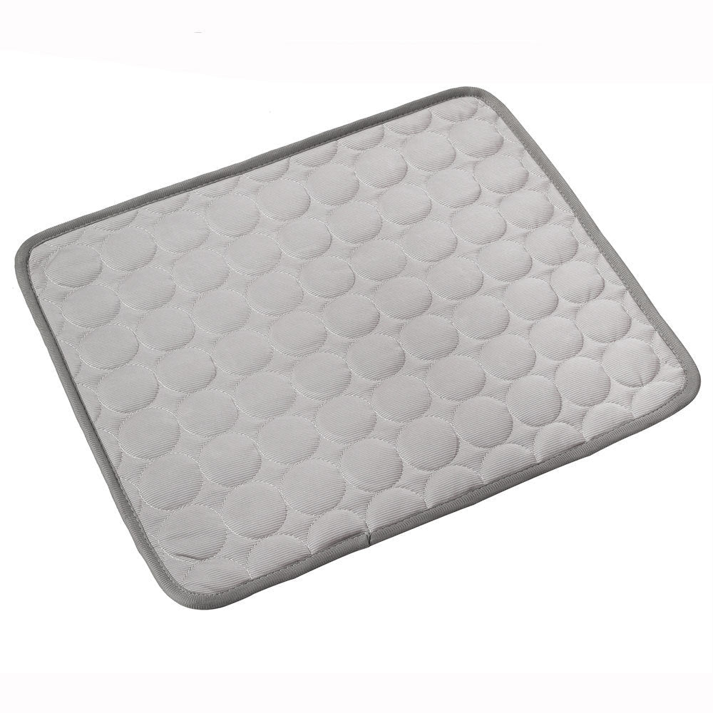 Summer Chill Pet Pad: Ice Silk Cooling Nest