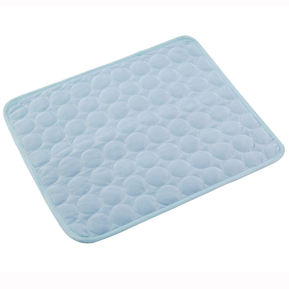 Summer Chill Pet Pad: Ice Silk Cooling Nest
