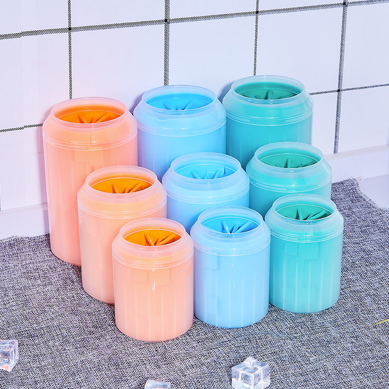 Paw Wash Soft Brush Cup for Pets