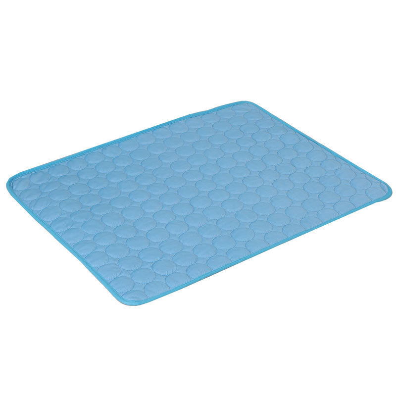 Summer Chill Pet Pad: Ice Silk Cooling Nest